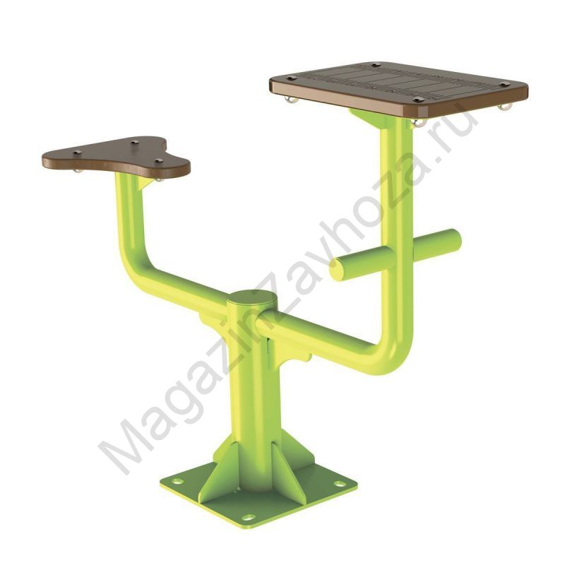 Fix-1703 Уличный тренажер Растяжка сидя с мерной шкалой