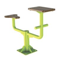 Fix-1703 Уличный тренажер Растяжка сидя с мерной шкалой