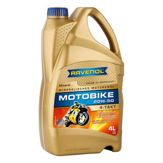 Ravenol Motobike 4-T Mineral 20W-50, 4л