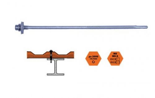 Саморезы для сэндвич-панелей 5,5/6,3х115 (Премиум) DACROMET