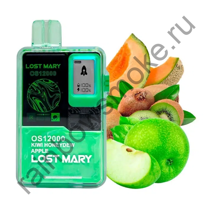 Lost Mary OS 12000 - Киви Дыня Яблоко (Kiwi Melon Apple)