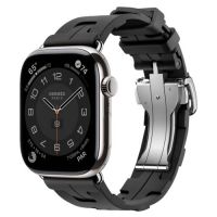 Apple Watch Series 11 Hermes 42mm Kilim Single Tour Noir