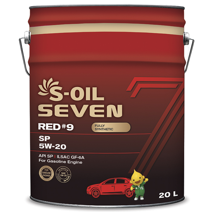 S-OIL 7 RED #9 SP 5W-20, 20л