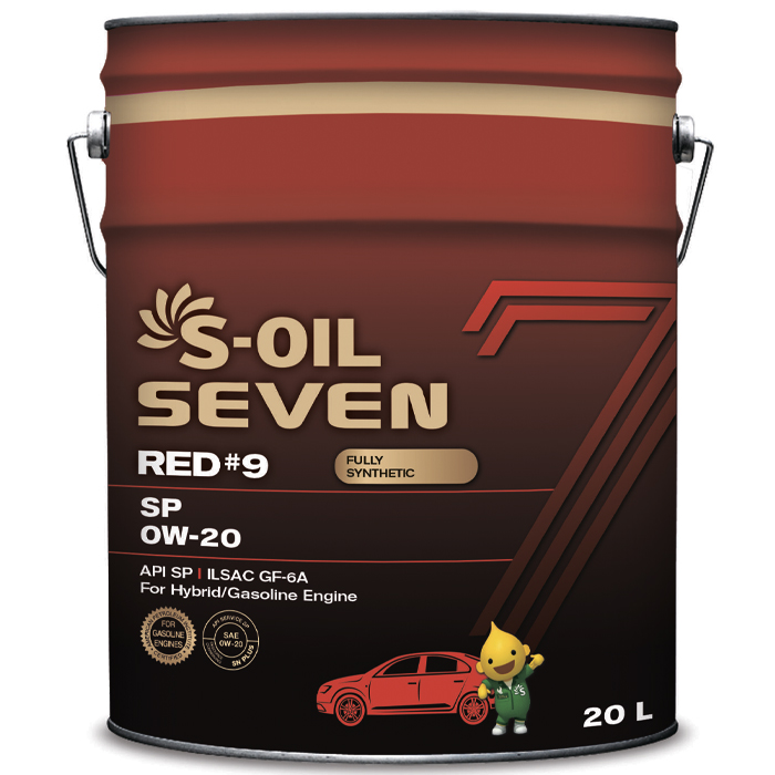 S-OIL 7 RED #9 SP 0W-20, 20л