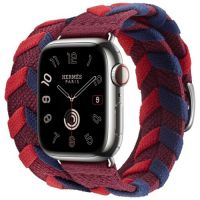 Apple Watch Series 11 Hermes 42 mm Bridon Double Tour Rouge H