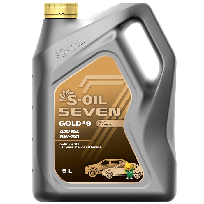 S-OIL 7 GOLD #9 A3/B4 5W-30, 5л
