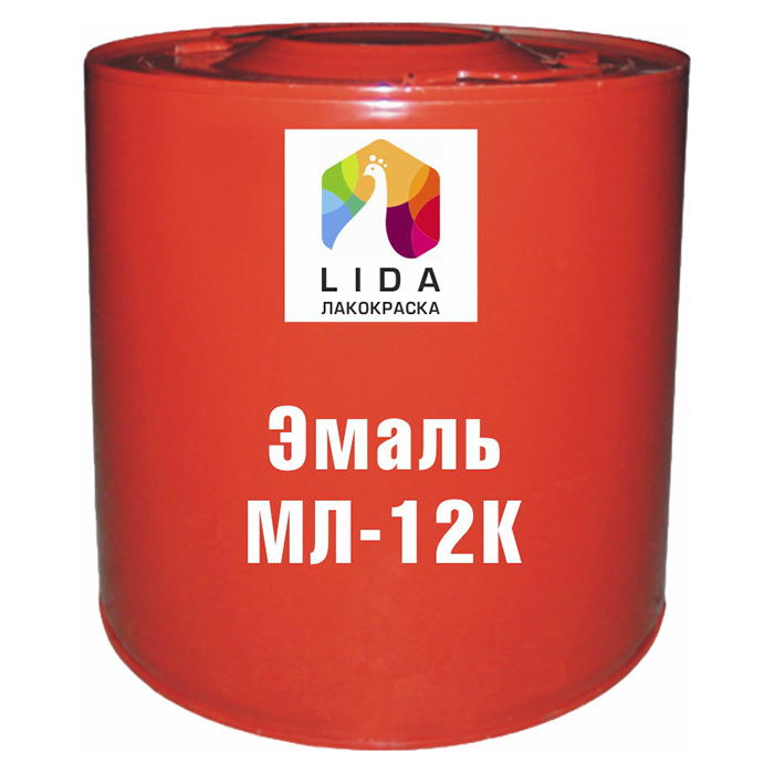 Эмаль МЛ-12 Lida ОАО "Лакокраска", черная, 2кг.