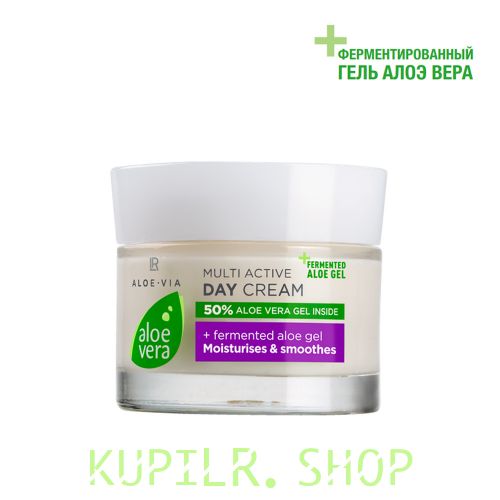 Aloe Vera Активизирующий дневной крем с ферментированным гелем Алоэ Вера