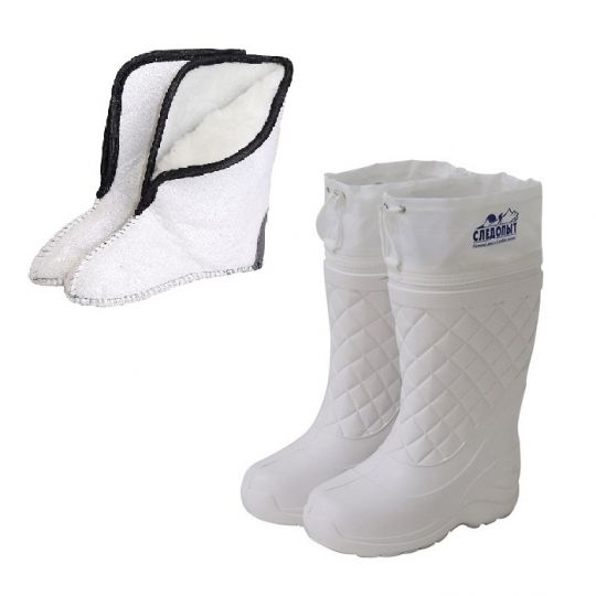 Сапоги зима женские (-50°С) ЭВА (белый) СЛЕДОПЫТ PF-RB-W
