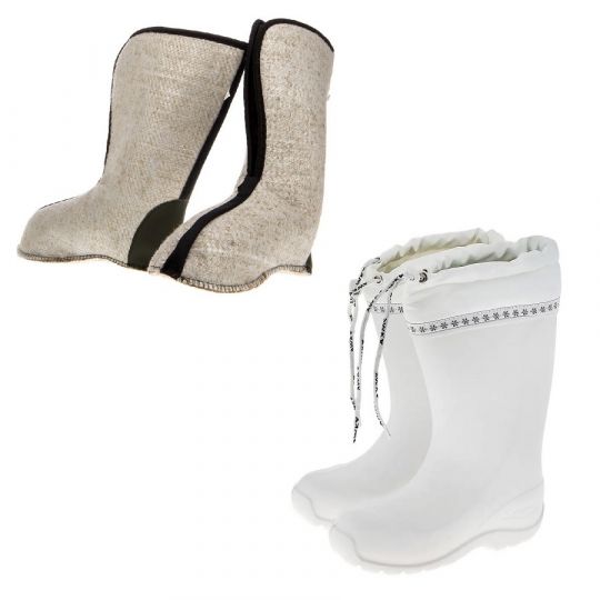 Сапоги зимние УМКА женские (-40°С) ЭВА (белые) ВЕЗДЕХОД СВ-70