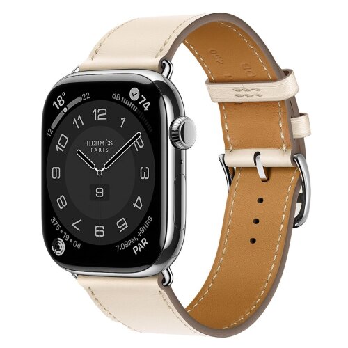 Apple Watch Series 11 Hermes 46mm ремешок Single Tour Beton