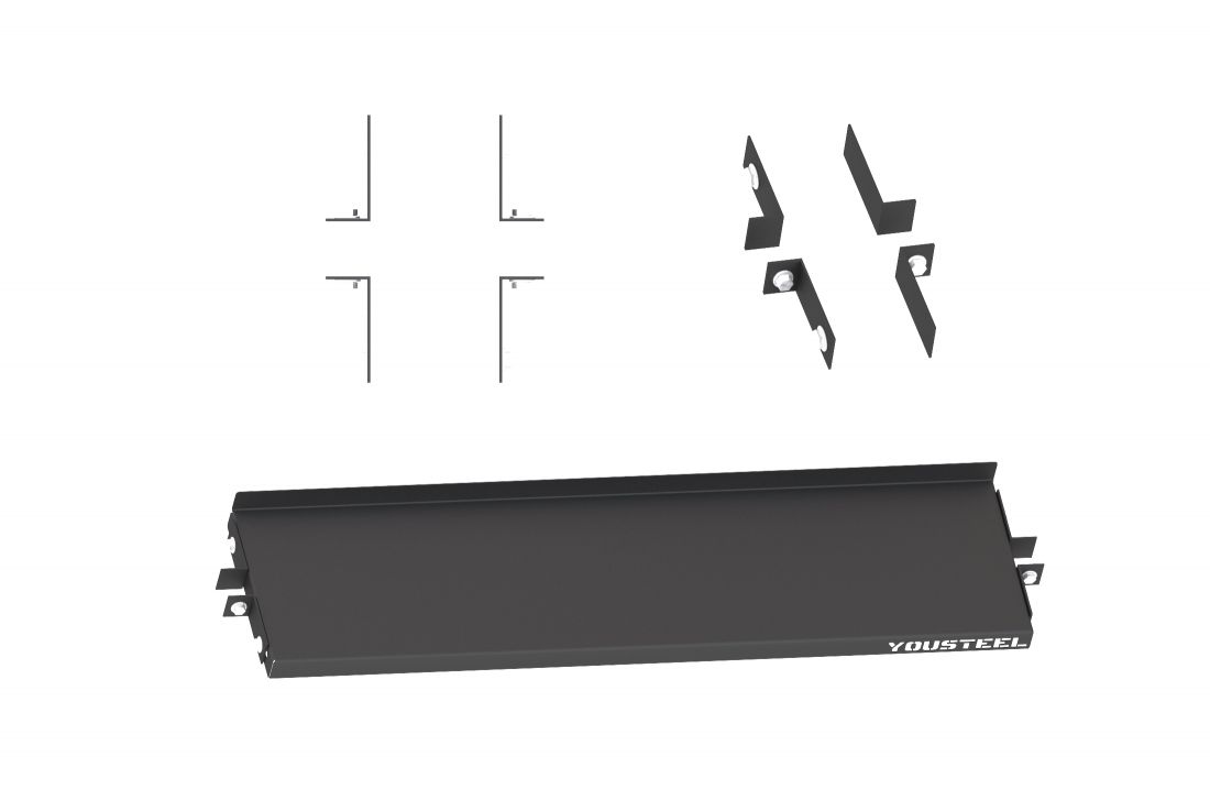 Yousteel Уголки крепления полок к раме, 4 шт
