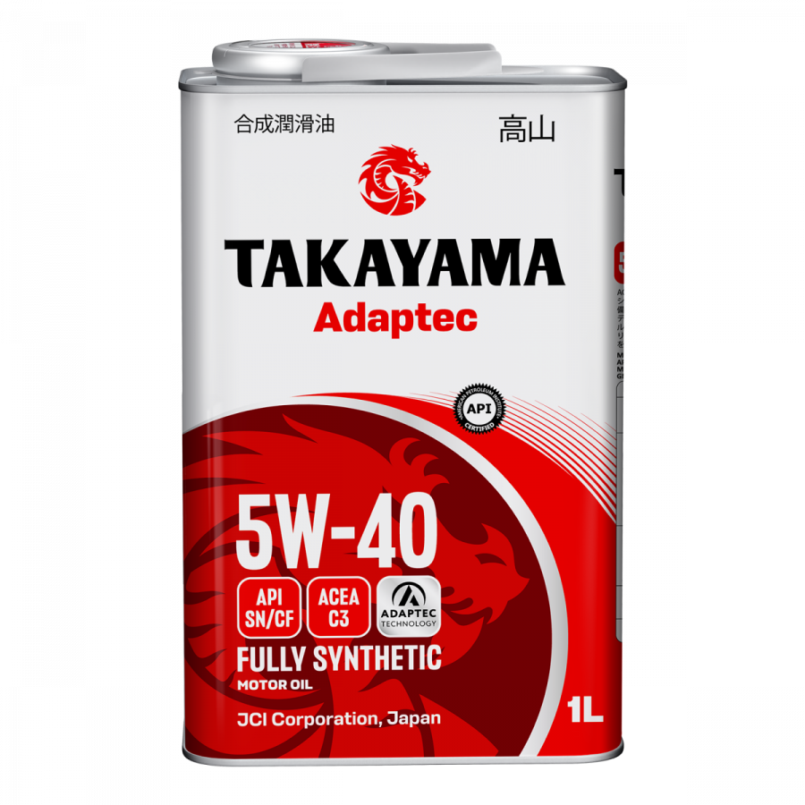 Takayama Adaptec 5W-40 АCEA C3 API SN/CF, 1л