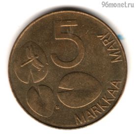 Финляндия 5 марок 1996 M