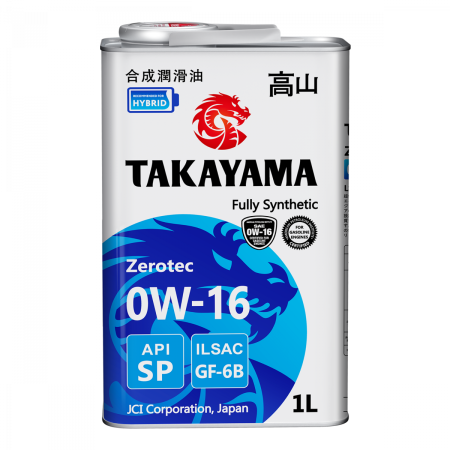 Takayama Zerotec 0W-16 ILSAC GF-6B API SP, 1л