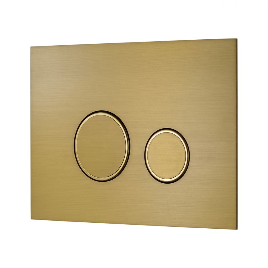 Золотая клавиша для смыва KKPOL Aquafiori Sfera 350/AFS/053-00-00 ФОТО