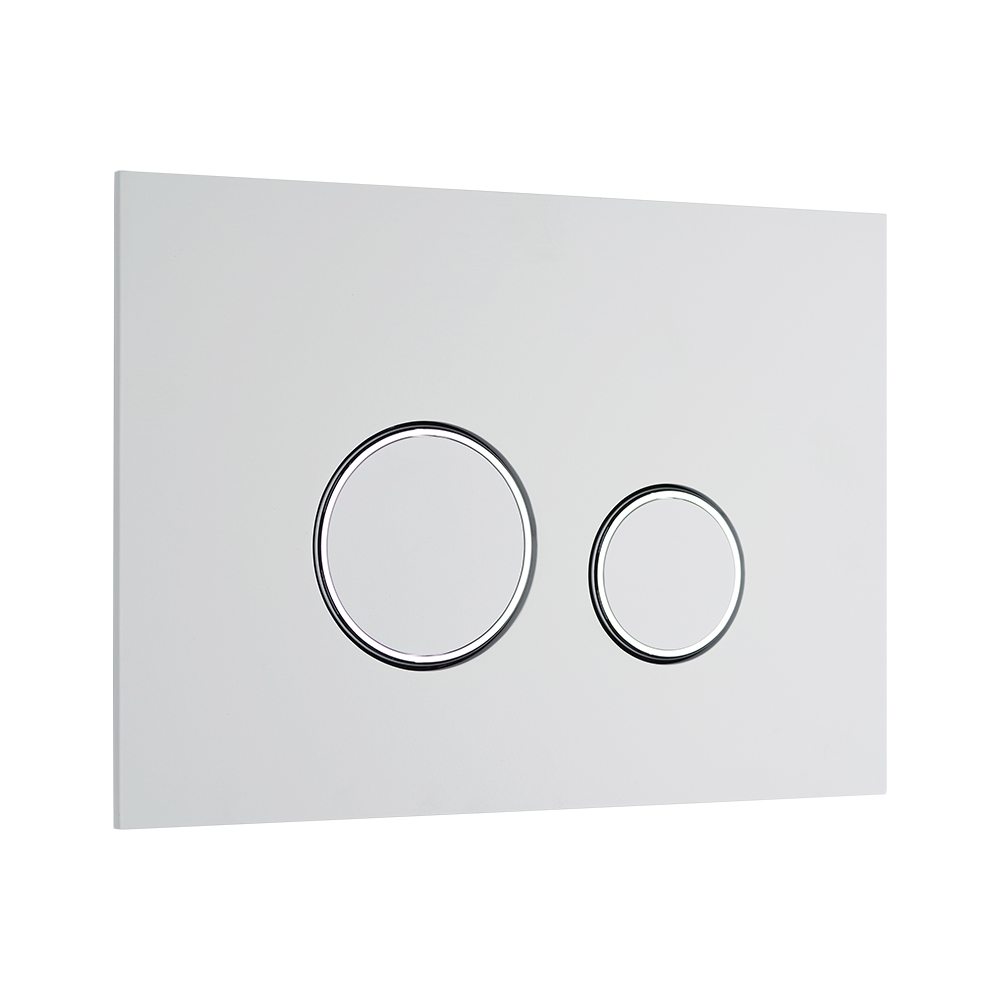 Белая клавиша для смыва KKPOL Aquafiori Sfera 350/AFS/057-10-00 с хромированными вставками цена от 24 186 ₽ Фото Белая клавиша для смыва KKPOL Aquafiori Sfera 350/AFS/057-10-00 с хромированными вставками