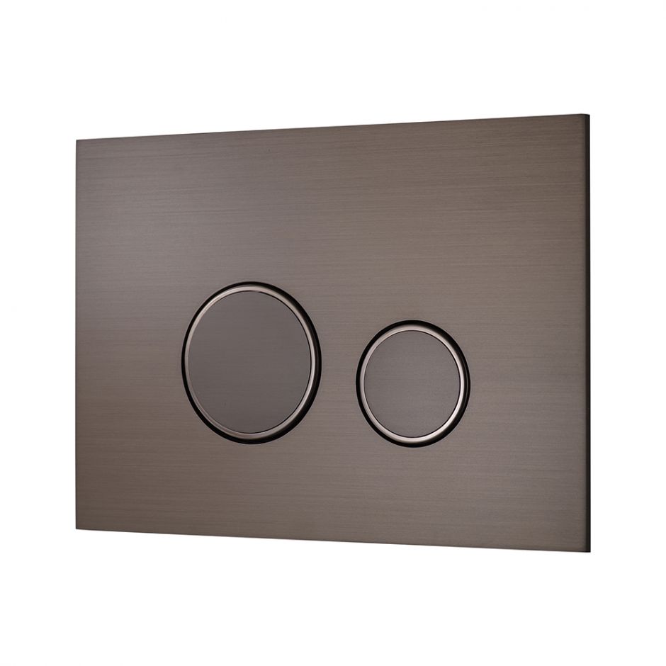 Клавиша для смыва KKPOL Aquafiori Sfera 350/AFS/058-00-00 оружейная сталь ФОТО