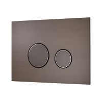 Клавиша для смыва KKPOL Aquafiori Sfera 350/AFS/058-00-00 оружейная сталь схема 2