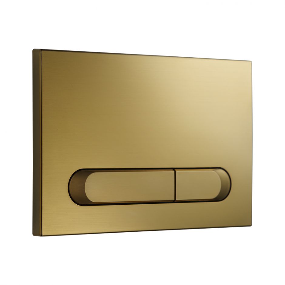 Изображение Смывная клавиша KKPOL M09 350/PBG/050-00-00 золото брашированное