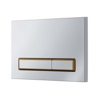 Смывная клавиша KKPOL M08 350/PPB/040-00-06 цвет белый/золото матовое схема 3 Смывная клавиша KKPOL M08 350/PPB/040-00-06 цвет белый/золото матовое схема 3