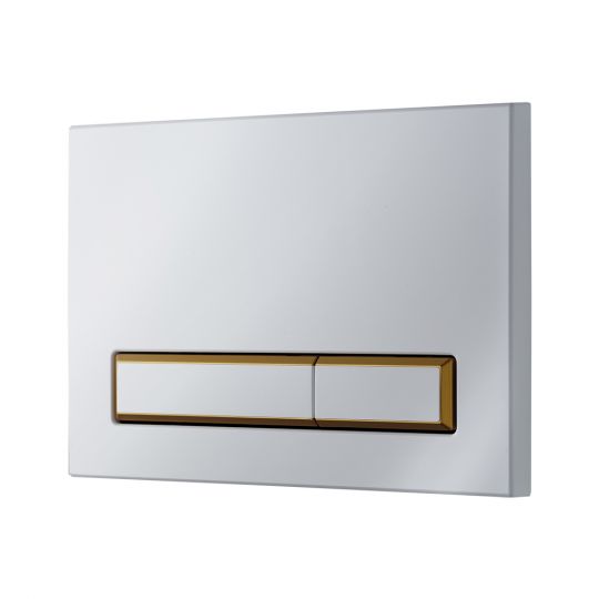 Смывная клавиша KKPOL M08 350/PPB/040-00-06 цвет белый/золото матовое схема 3 Смывная клавиша KKPOL M08 350/PPB/040-00-06 цвет белый/золото матовое схема 3