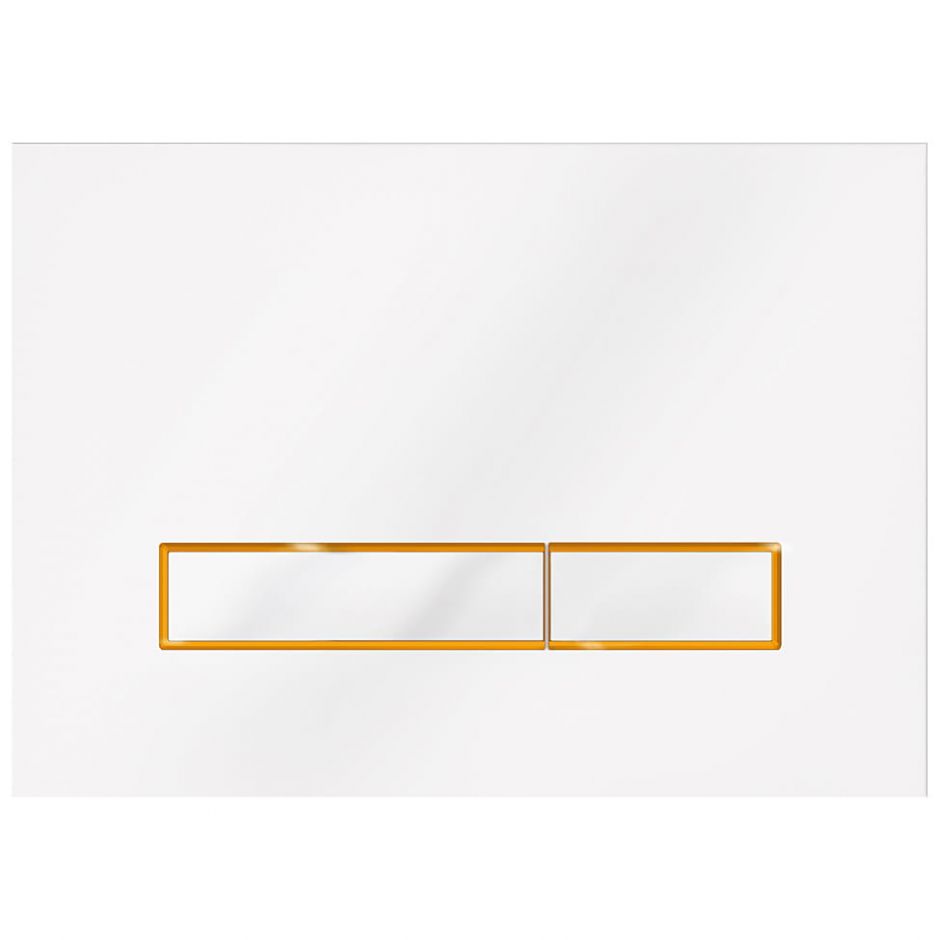 Клавиша для инсталляции KKPOL Vitrum Grande 350/PPB/043-00-05 белый/золотой