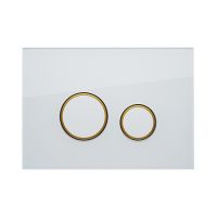 Смывная клавиша KKPOL Vitrum Grande Orbis 350/PPB/045-00-05 цвет белый/золото схема 2