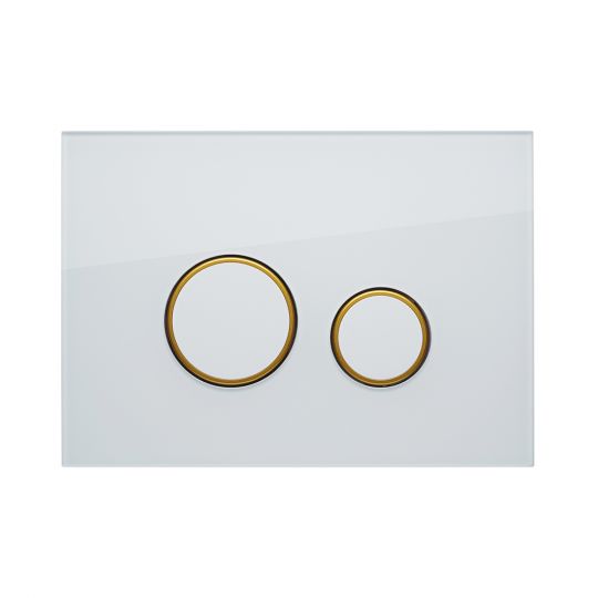 Смывная клавиша KKPOL Vitrum Grande Orbis 350/PPB/045-00-05 цвет белый/золото схема 2