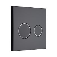 Клавиша смыва KKPOL Uni 350/PPC/004-00-00 черная, с хромированными элементами схема 1 Клавиша смыва KKPOL Uni 350/PPC/004-00-00 черная, с хромированными элементами схема 1