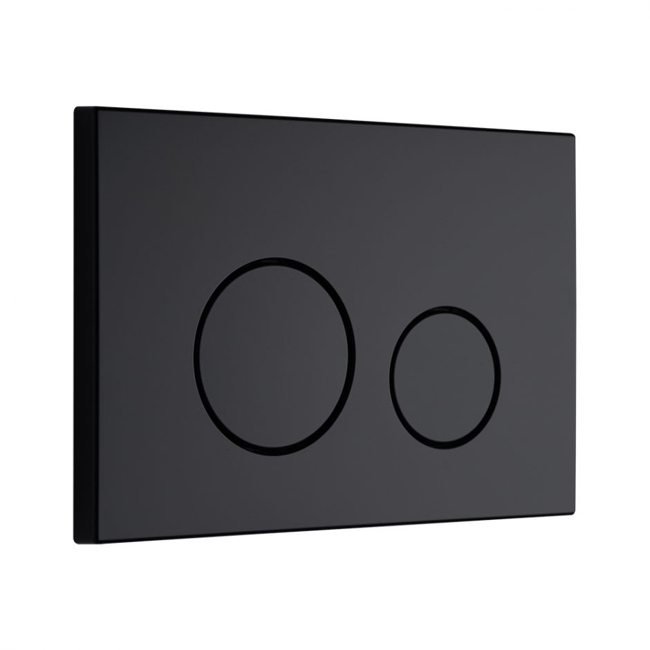 Изображение Клавиша для смыва KKPOL M11 350/PPC/005-00-00 черный матовый