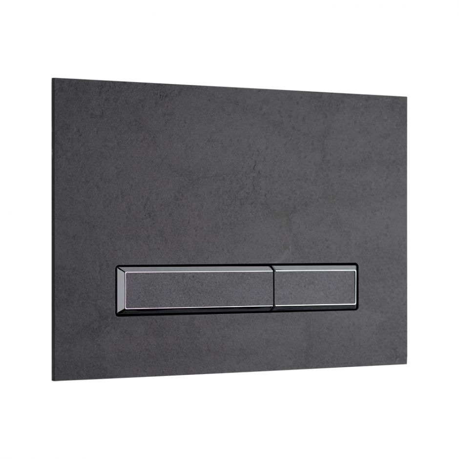 Клавиша смыва KKPOL Lapis Grande V1 350/PPK/412-00-03 Pietra Antracite