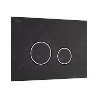 Клавиша смыва KKPOL Lapis Grande V1 350/PPK/417-00-03 Nero Greco с круглыми кнопками схема 1