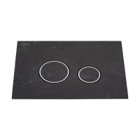 Клавиша смыва KKPOL Lapis Grande V1 350/PPK/417-00-03 Nero Greco с круглыми кнопками схема 2