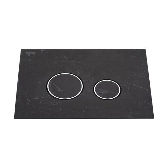 Клавиша смыва KKPOL Lapis Grande V1 350/PPK/417-00-03 Nero Greco с круглыми кнопками схема 2