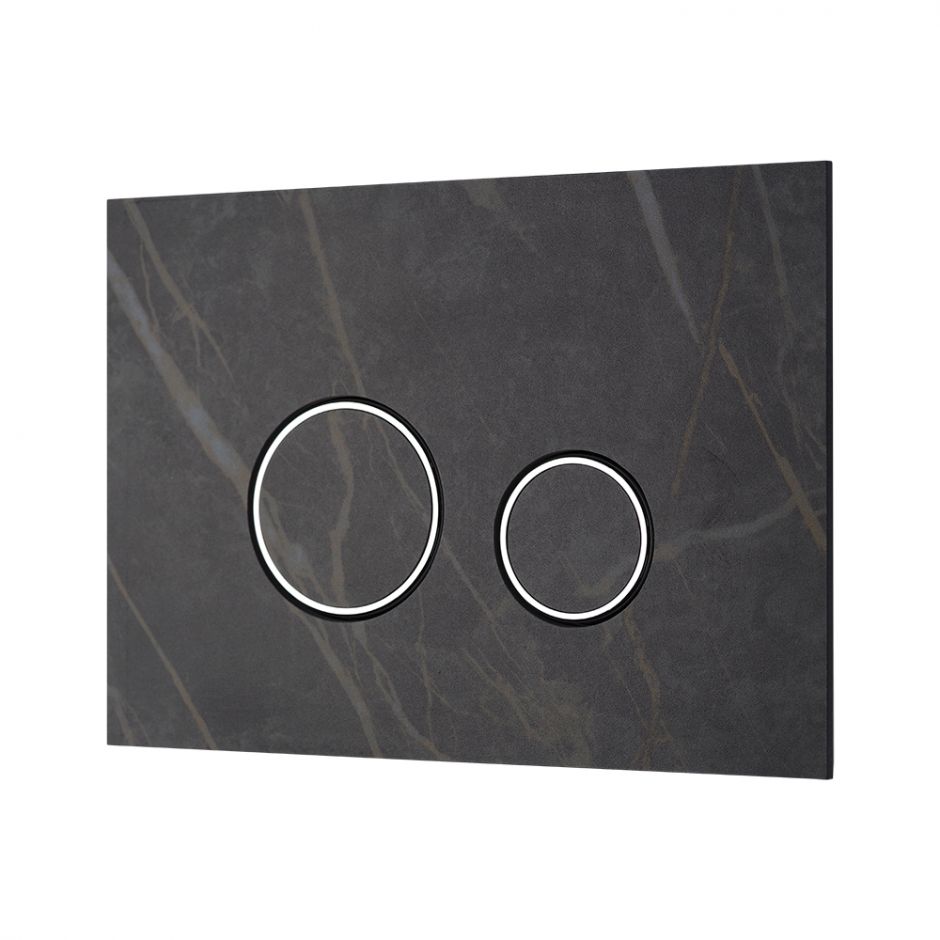 Клавиша смыва KKPOL Lapis Grande V1 350/PPK/418-00-03 Noir Desire с круглыми кнопками ФОТО