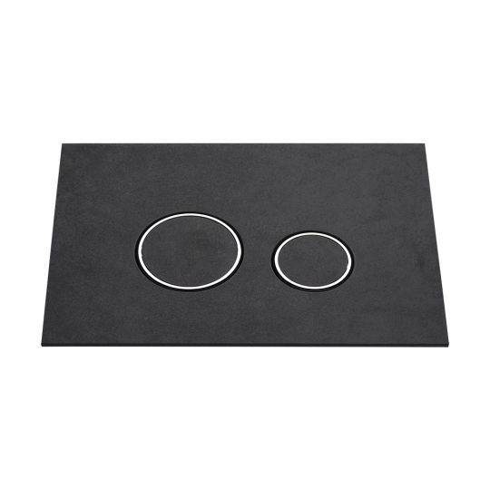Клавиша смыва KKPOL Lapis Grande V1 350/PPK/419-00-03 Pietra Antracite с круглыми кнопками схема 2