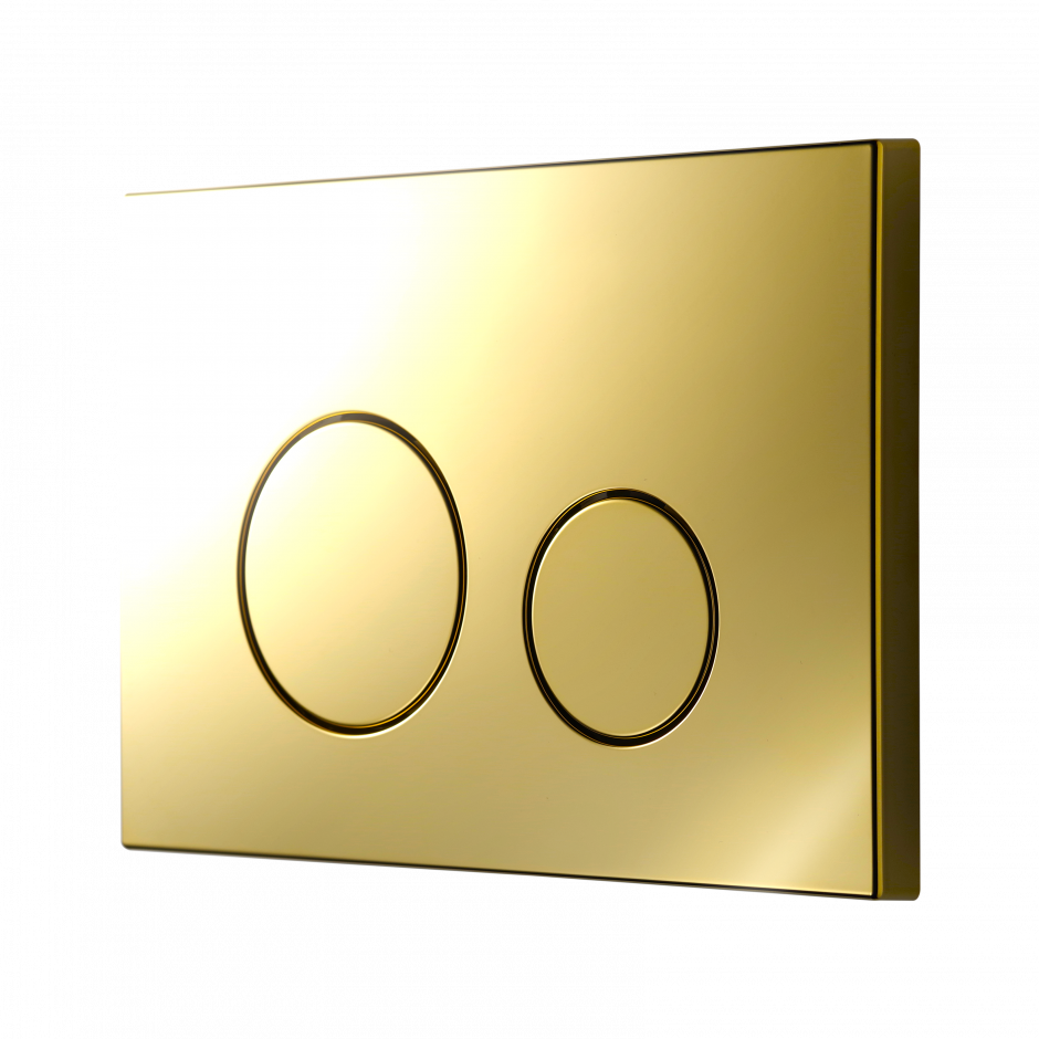 Клавиша для смыва KKPOL M11 350/PPZ/040-00-00 золото глянцевое ФОТО