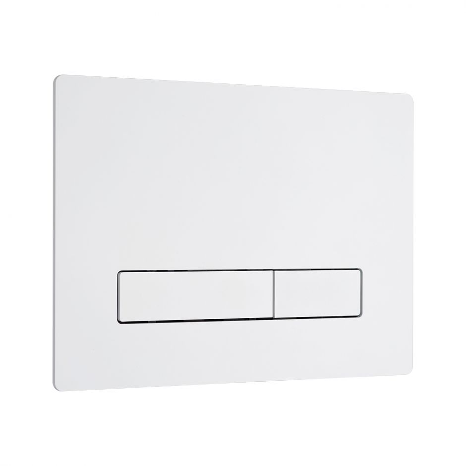 Кнопка для смыва KKPOL Metal Slim 350/PSM/010-00-00 белый цвет