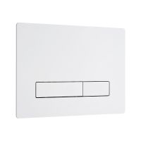 Кнопка для смыва KKPOL Metal Slim 350/PSM/010-00-00 белый цвет схема 1