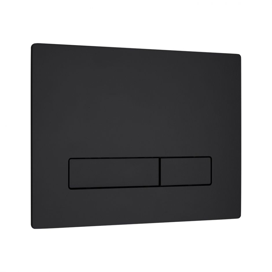 Изображение Кнопка для смыва KKPOL Metal Slim 350/PSM/011-00-00 цвет черный матовый