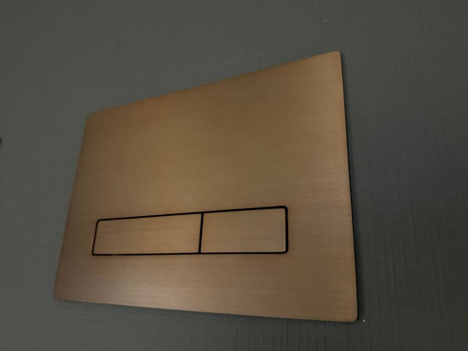 Кнопка для смыва KKPOL Metal Slim 350/PSM/015-00-00 copper ФОТО