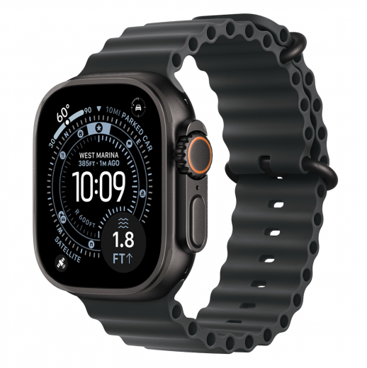 Apple Watch Ultra 3 2025 Black titanium+ремешок Ocean band