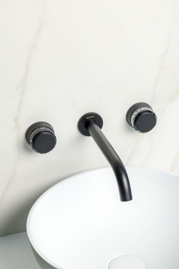 Вентильный встраиваемый смеситель для раковины Boheme Aura 152 ФОТО