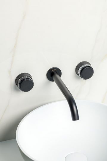 Вентильный встраиваемый смеситель для раковины Boheme Aura 152 схема 3