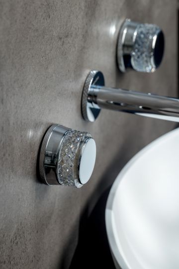 Вентильный встраиваемый смеситель для раковины Boheme Aura 152 схема 17