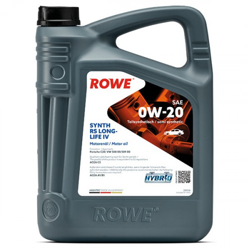 Rowe Hightec Synt RS Longlife IV 0W-20, 5л