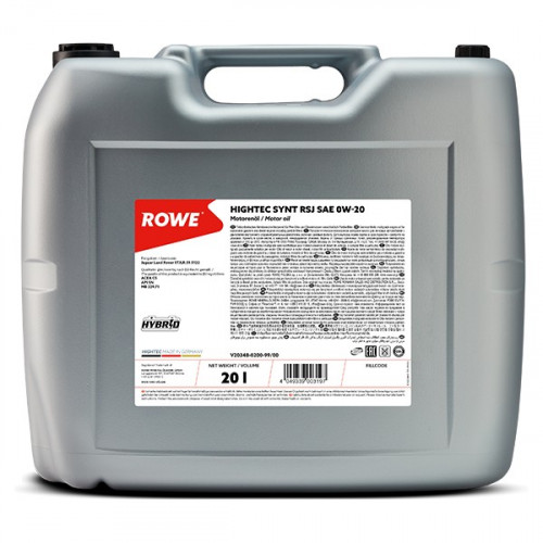 Rowe Hightec Synt RSJ SAE 0W-20, 20л