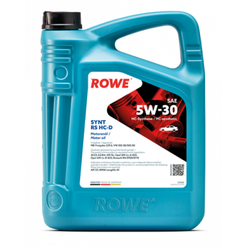 Rowe Hightec Synt RS HC-D 5W-30, 4л