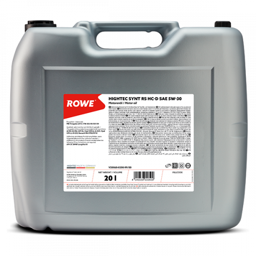 Rowe Hightec Synt RS HC-D 5W-30, 20л